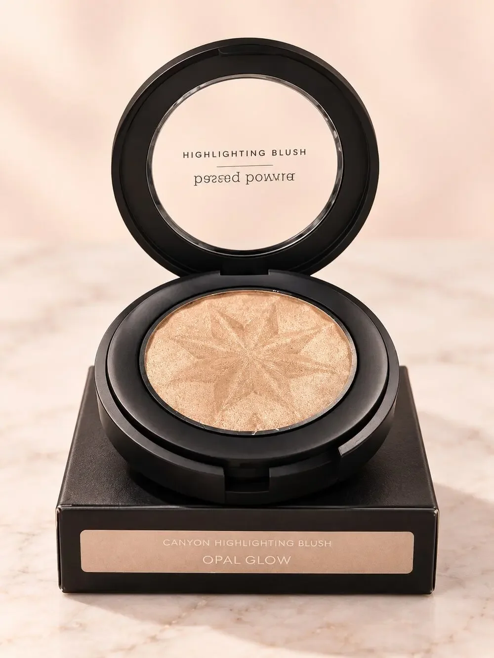 Bareminerals, highlighting blush 